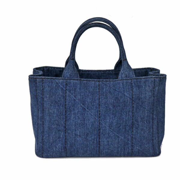 c21 3914 2 Prada Canapa Denim Tote Bag Blue Denim Canvas