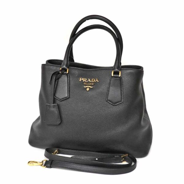 c21 4469 1 Prada 2WAY Handbag Shoulder Bag Black