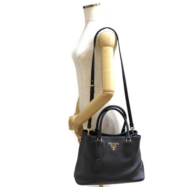 c21 4469 12 Prada 2WAY Handbag Shoulder Bag Black