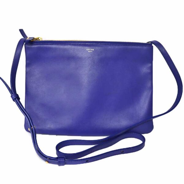 c21 4502 1 Celine Trio Crossbody Bag Blue