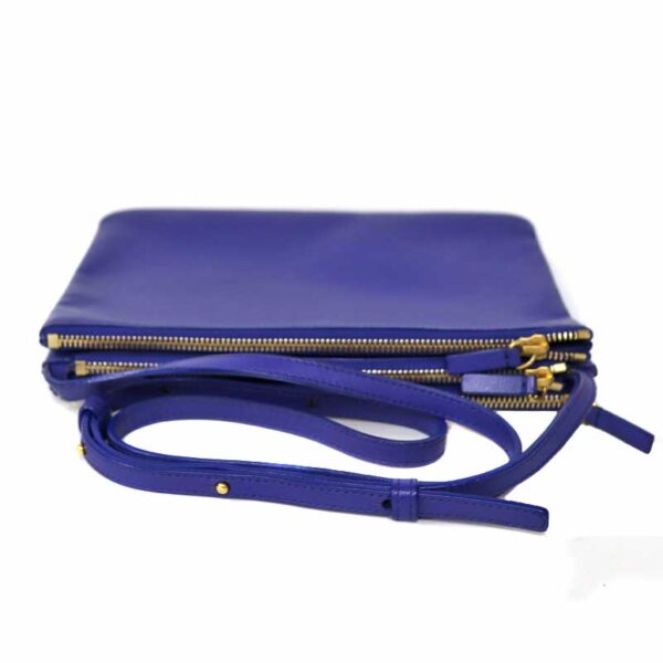 c21 4502 7 Celine Trio Crossbody Bag Blue