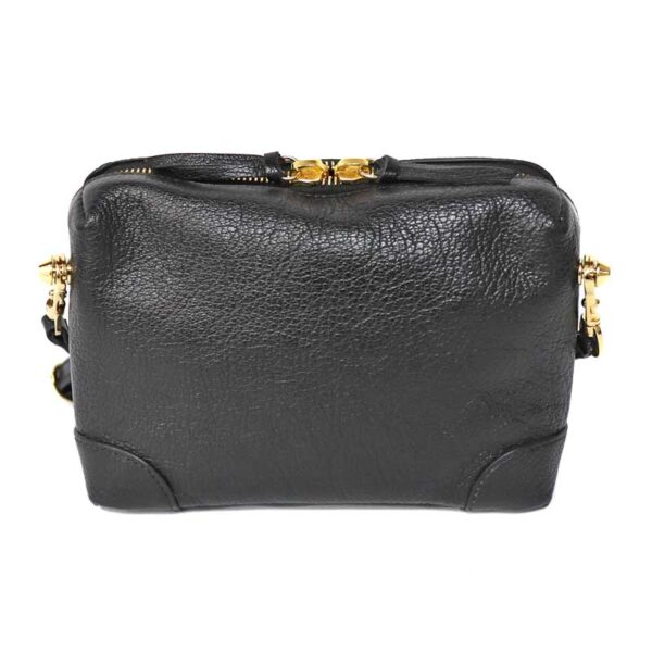 c21 4707 2 Balenciaga Shoulder Bag Leather Black