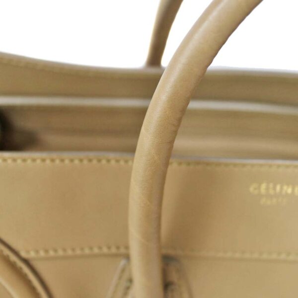 c21 556 8 Celine Luggage Mini Shopper Camel