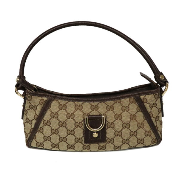 c21 6499 1 Gucci GG Handbag Canvas Brown Beige