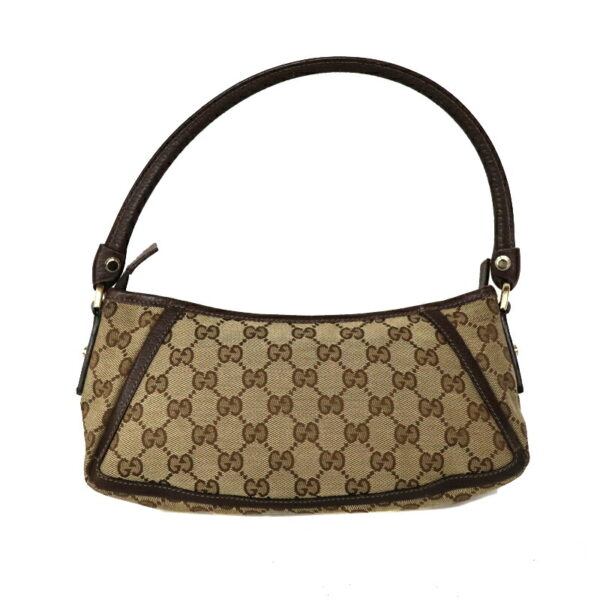 c21 6499 4 Gucci GG Handbag Canvas Brown Beige