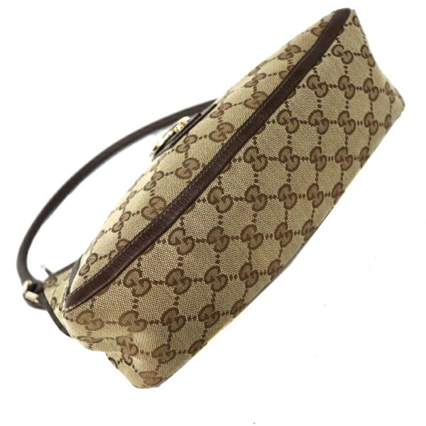 c21 6499 5 Gucci GG Handbag Canvas Brown Beige