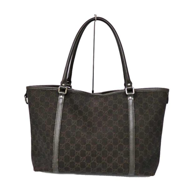 c21 815 1 Gucci Tote Bag GG Canvas Brown