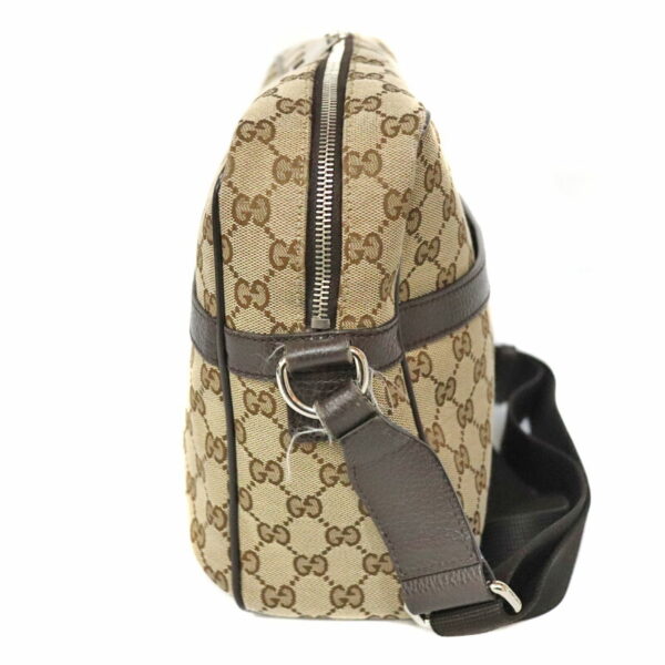 c22 153 3 Gucci GG Shoulder Bag Canvas Beige