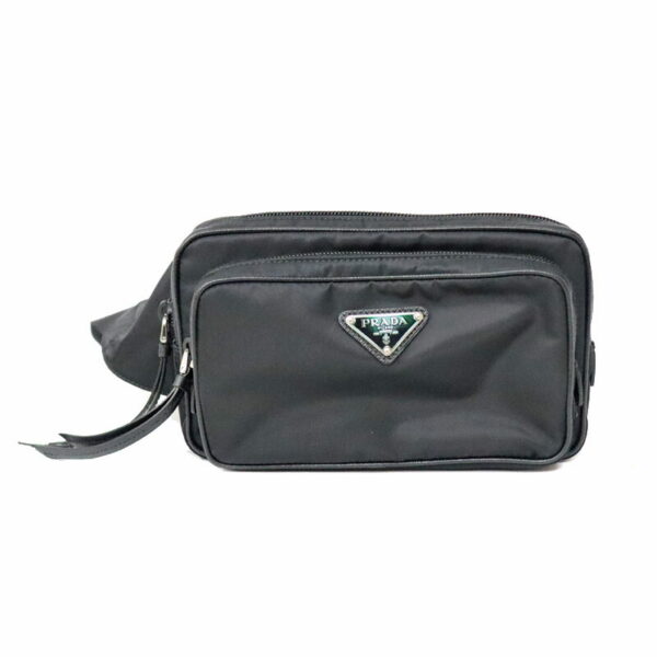 c22 3046 1 Prada Body Bag Nylon Black