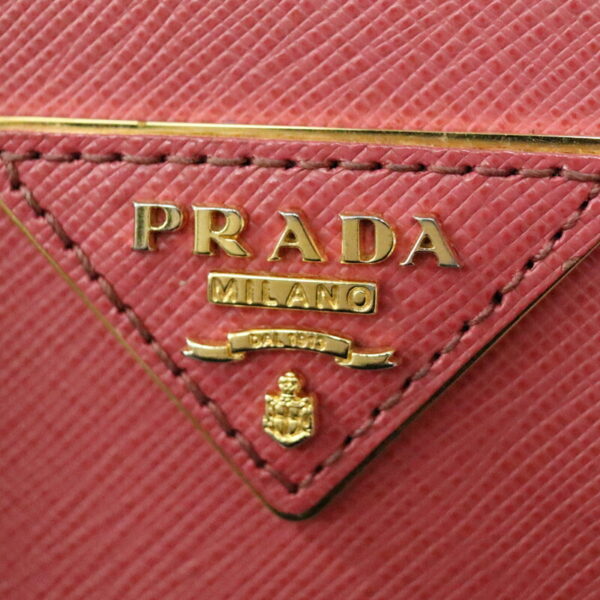 c22 335 13 Prada 2WAY Hand Shoulder Bag Pink Leather