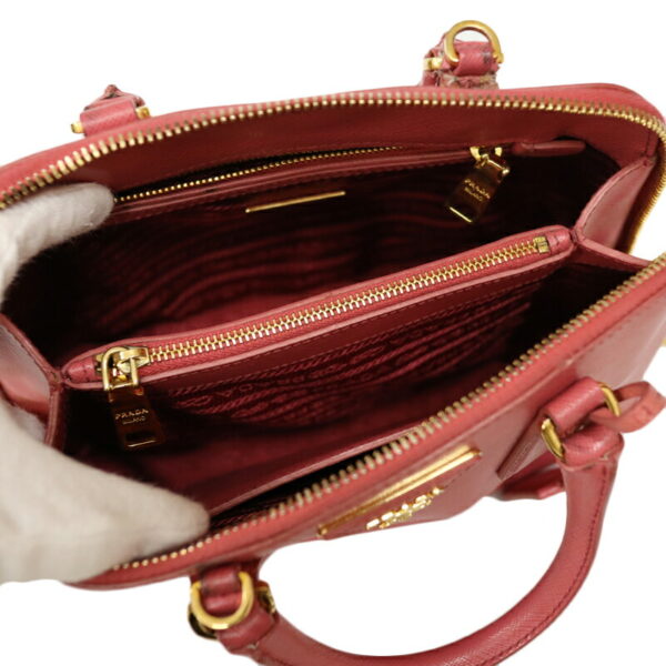 c22 335 14 Prada 2WAY Hand Shoulder Bag Pink Leather