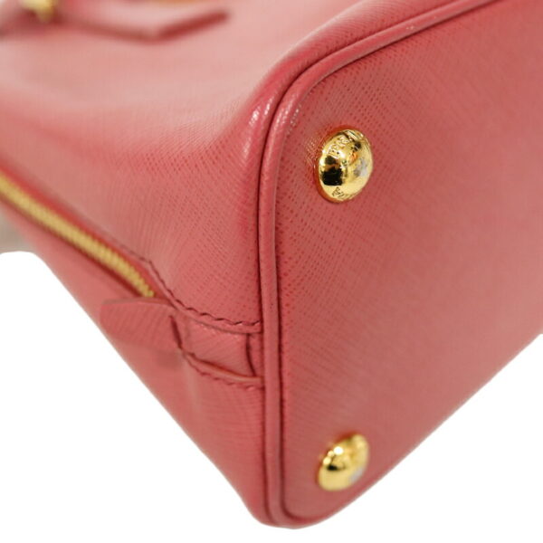 c22 335 7 Prada 2WAY Hand Shoulder Bag Pink Leather