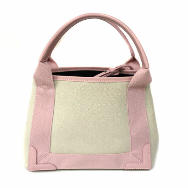 c22 4668 2 Balenciaga Cabas XS 2WAY Bag Canvas Leather Pink