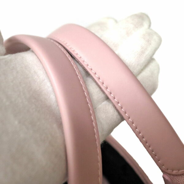 c22 4668 9 Balenciaga Cabas XS 2WAY Bag Canvas Leather Pink