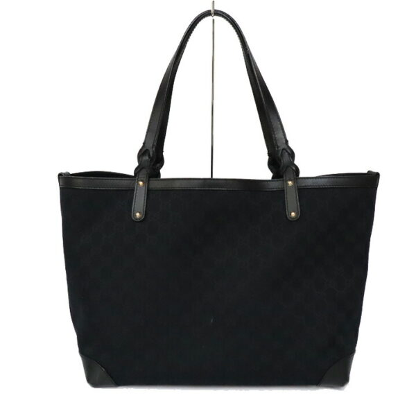 c22 501 4 Gucci GG Tote Bag Canvas Black