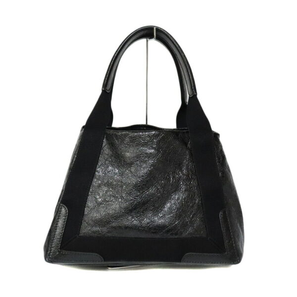 c22 5507 2 Balenciaga Cabas S Tote Bag Leather Black