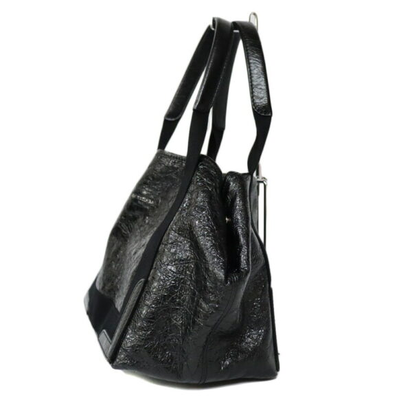 c22 5507 3 Balenciaga Cabas S Tote Bag Leather Black