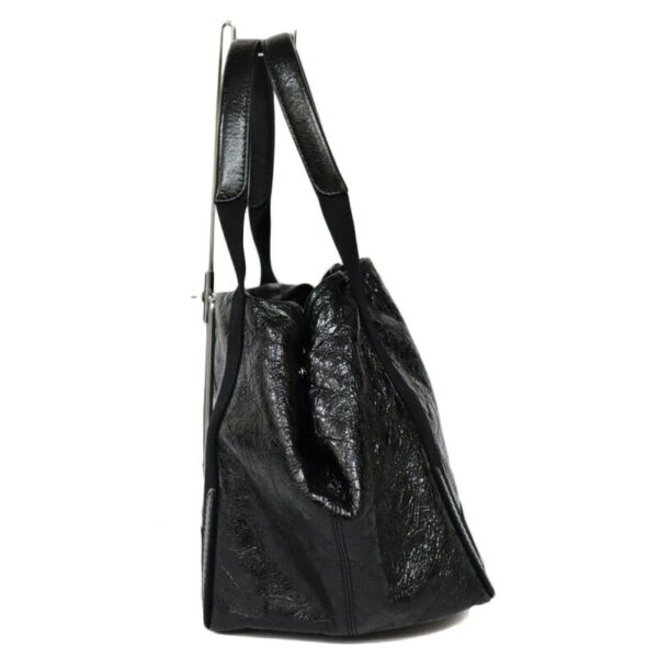 c22 5507 4 Balenciaga Cabas S Tote Bag Leather Black