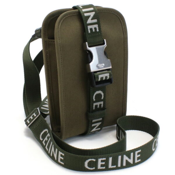 cel10j21021 1 Celine Phone Case Smartphone Shoulder Bag Khaki