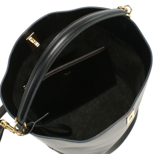 cel19557011 3 Celine Bucket 16 Saise Shoulder Bag Black