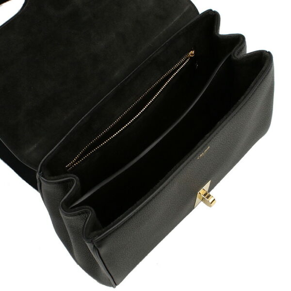 cel19685031 3 Celine Teen Soft 16 Shoulder Bag Nero Black