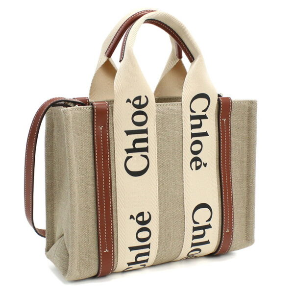 chl22as397i26031 1 Chloe Tote Bag White Brown Beige