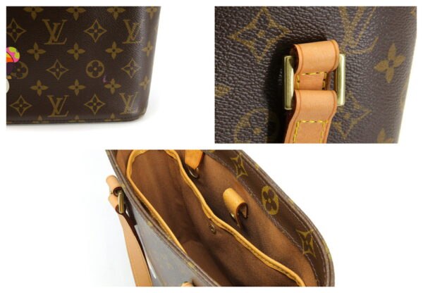 compass1666256465 Louis Vuitton Vavin PM Leather Brown Panda Takashi Murakami