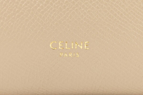 compass1679620365 Celine Pico Belt Handbag Shoulder Bag Grained Calfskin Beige