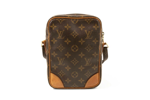 compass1686630878 Louis Vuitton Amazon Shoulder Bag Monogram Canvas Leather Brown