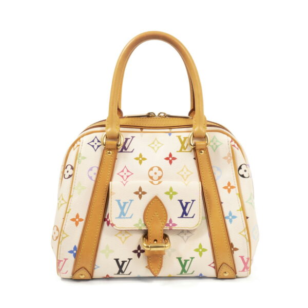 compass1686637636 Louis Vuitton Priscilla Multicolor Leather White Multi Brown