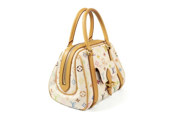 compass1686637648 Louis Vuitton Priscilla Multicolor Leather White Multi Brown