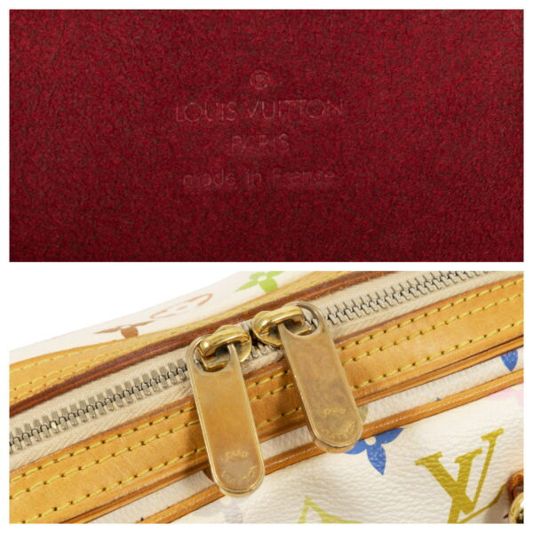 compass1686637670 Louis Vuitton Priscilla Multicolor Leather White Multi Brown