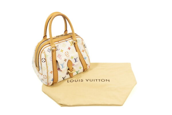 compass1686637691 Louis Vuitton Priscilla Multicolor Leather White Multi Brown