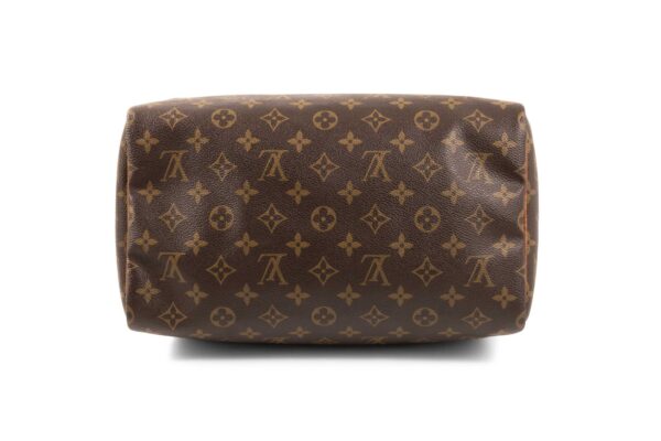 compass1687338145 Louis Vuitton Speedy 30 Mini Handbag Monogram Leather Brown