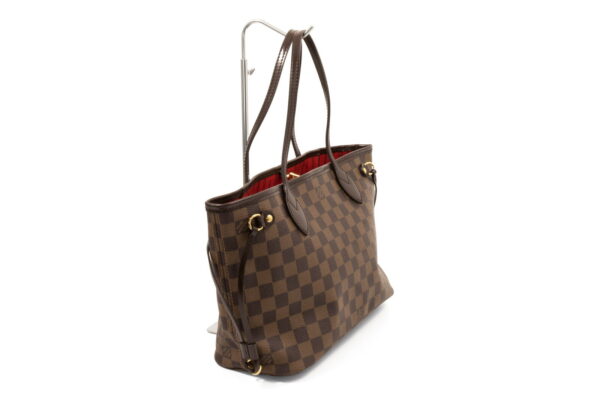 compass1687854222 Louis Vuitton Neverfull PM Tote Bag Damier Ebene Brown