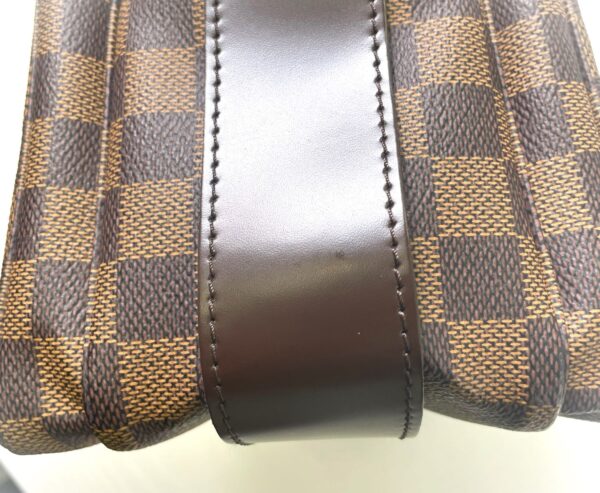 compass1703048878 Louis Vuitton Naviglio Shoulder Messenger Bag Damier Canvas Leather Brown