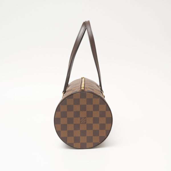 compass1703230975 Louis Vuitton Papillon GM Handbag Damier Canvas Leather Brown