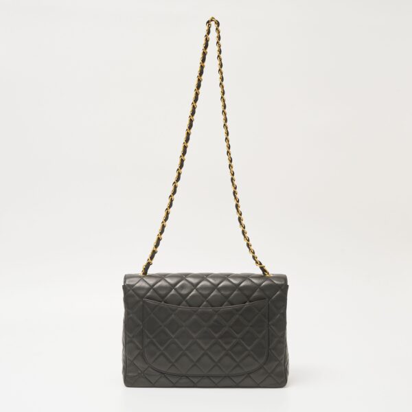 compass1703386063 Chanel Big Matelasse Shoulder Bag Lambskin Black Coco Mark