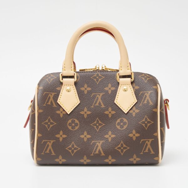 compass1703399495 Louis Vuitton Speedy Bandouliere 20 Shoulder Bag Leather Brown