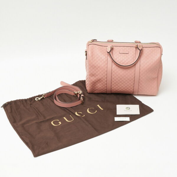 compass1706491076 Gucci Micro Guccisima 2WAY Bag Pink