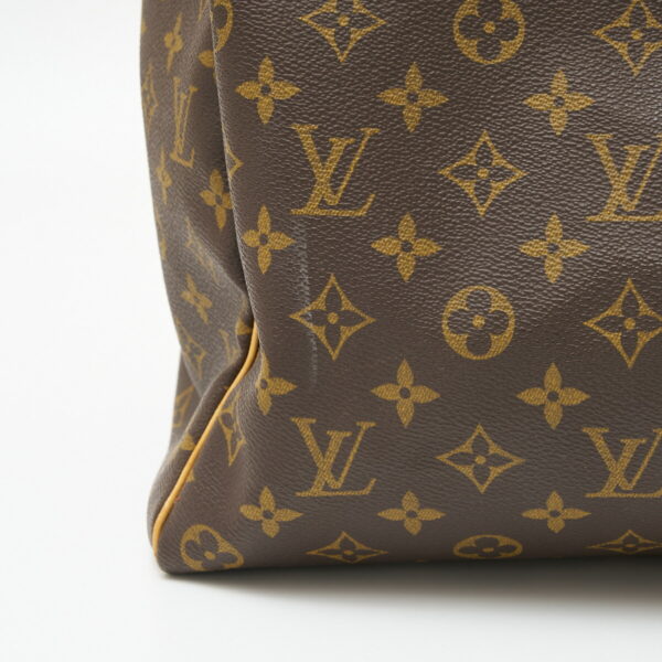 compass1706502731 Louis Vuitton Keepall 50 Travel Bag Monogram Canvas Leather Brown