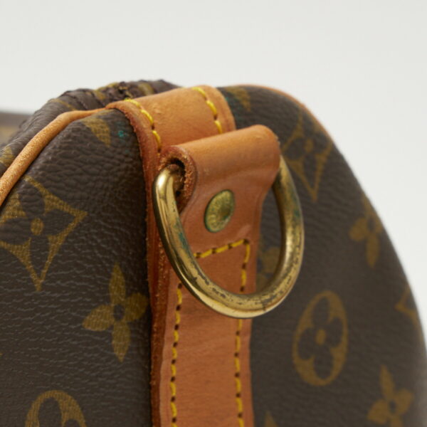 compass1706503851 Louis Vuitton Keepall 55 Travel Bag Monogram Canvas Leather Brown