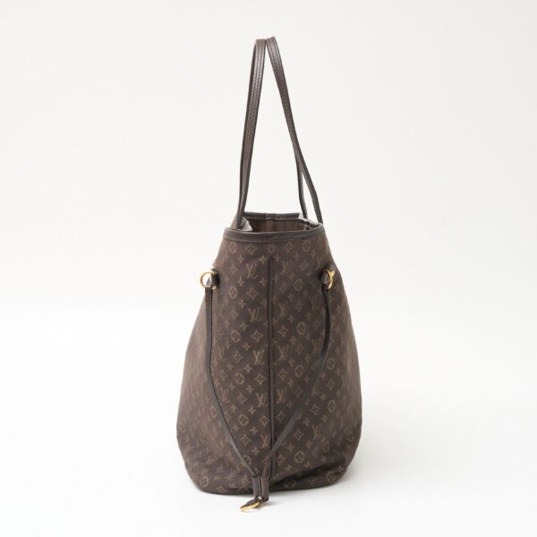 compass1707967541 Louis Vuitton Neverfull MM Tote Shoulder Bag Canvas Leather Brown