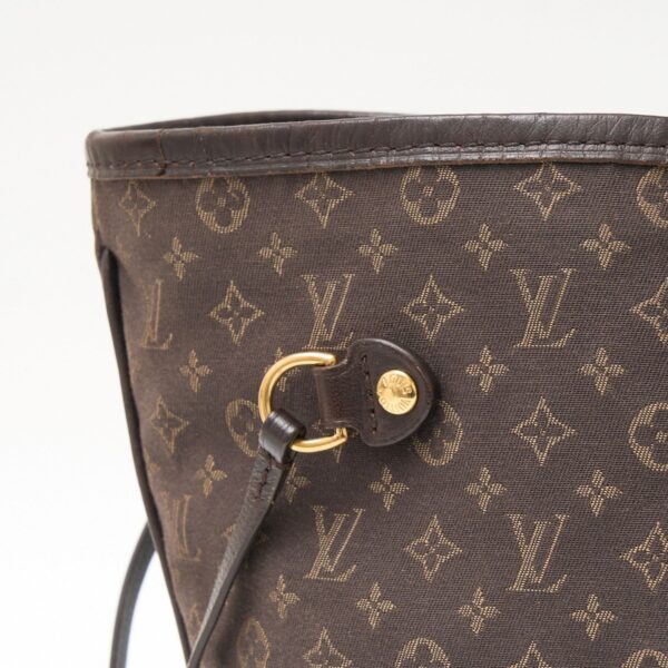 compass1707968012 Louis Vuitton Neverfull MM Tote Shoulder Bag Canvas Leather Brown