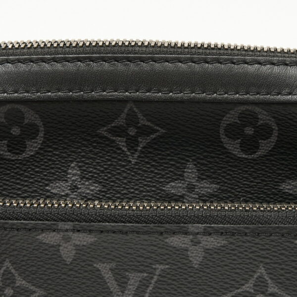 compass1708662297 Louis Vuitton Trio Messenger Shoulder Bag Monogram Eclipse Leather Black