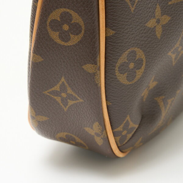 compass1710227279 Louis Vuitton Odeon PM Crossbody Shoulder Bag Monogram Canvas Leather Brown