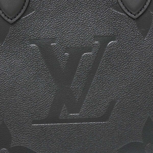 compass1710293387 Louis Vuitton On the Go MM Tote Shoulder Bag Monogram Empreinte Leather Black