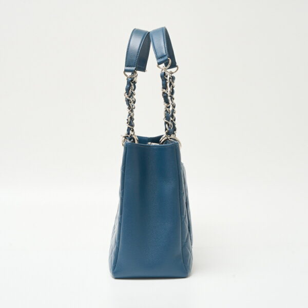 compass1711250078 Chanel GST Chain Tote Bag Blue Blue