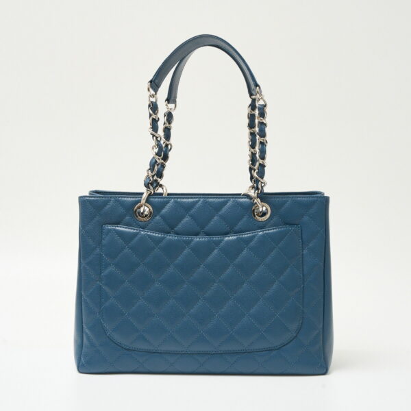 compass1711250083 Chanel GST Chain Tote Bag Blue Blue