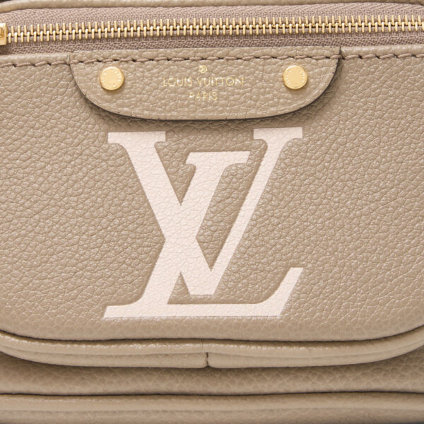 compass1712992532 Louis Vuitton Mini Bum Bag Hand Shoulder Bag Monogram Empreinte Leather Beige White